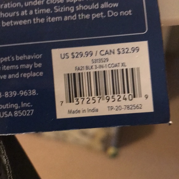 Top Paw 2in1  Multi-wear Coat XXL - Picture 6 of 6